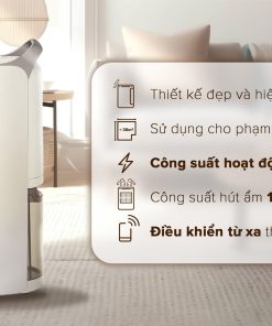 Máy hút ẩm LG Dual Inverter 16L MD16GQSE0.ABAE